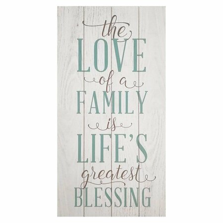 ESCENOGRAFIA The Love Of A Family Is A Lifes Greatest Blessing Wall Art, White ES3698955